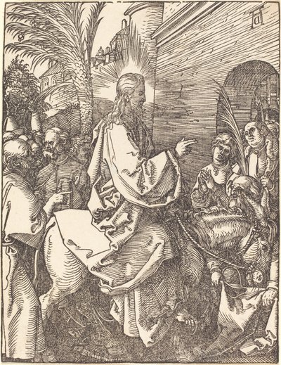 Wjazd Chrystusa do Jerozolimy autorstwa Albrecht Dürer