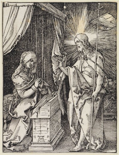 Chrystus ukazuje się swojej matce autorstwa Albrecht Dürer