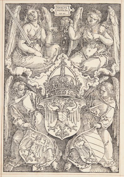 Herb Cesarstwa i miasta Norymberga autorstwa Albrecht Dürer