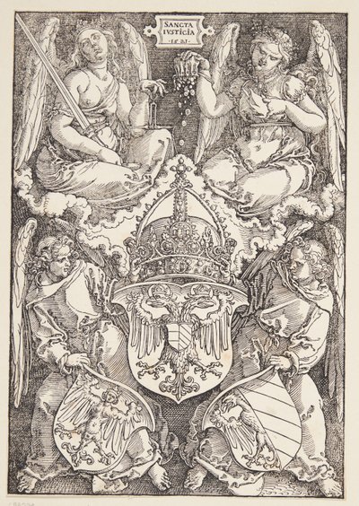 Herb Cesarstwa i miasta Norymberga autorstwa Albrecht Dürer
