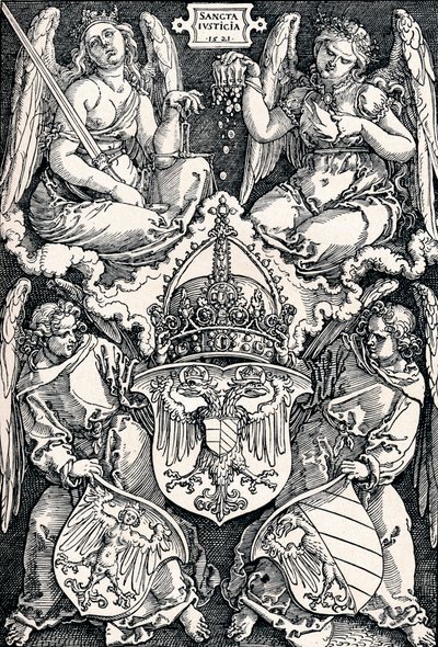 Herb miasta Norymbergi, 1521 1906. autorstwa Albrecht Dürer