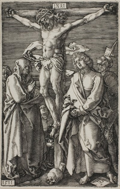 Ukrzyżowanie, z wyrytej pasji autorstwa Albrecht Dürer