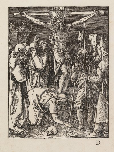 Ukrzyżowanie z cyklu Mała pasja, ok. 1509-1511. autorstwa Albrecht Dürer