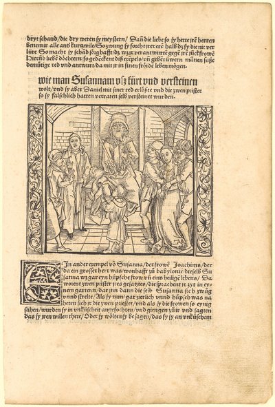 Dziecko Daniel demaskuje oskarżycieli Zuzanny przed sądem autorstwa Albrecht Dürer