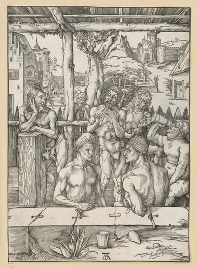 Łaźnia mężczyzn autorstwa Albrecht Dürer