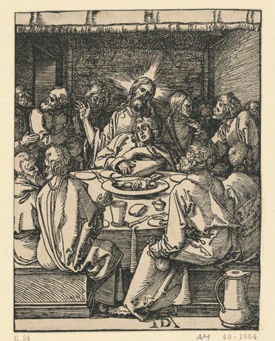 Ostatnia Wieczerza (Mała Pasja) autorstwa Albrecht Dürer