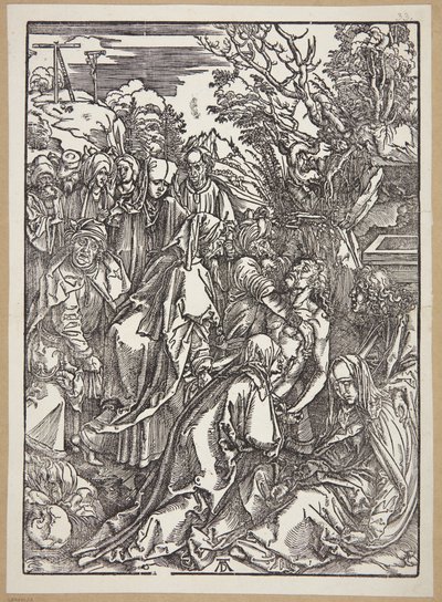 Osadzanie Chrystusa autorstwa Albrecht Dürer