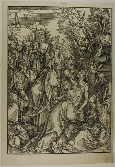 Osadzanie Chrystusa z Wielkiej Męki autorstwa Albrecht Dürer