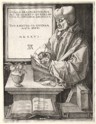 Desiderius Erazm z Rotterdamu autorstwa Albrecht Dürer