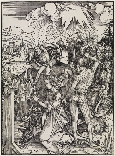 Ścięcie św. Katarzyny autorstwa Albrecht Dürer