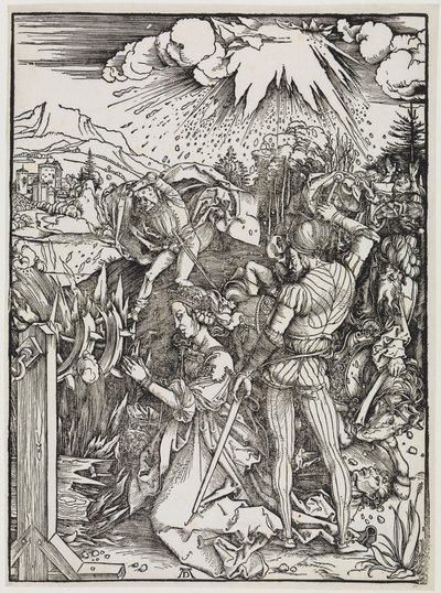 Ścięcie świętej Katarzyny autorstwa Albrecht Dürer
