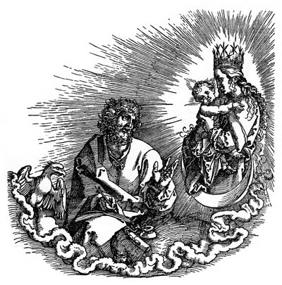 Objawienie Jana, 1511, 1936 autorstwa Albrecht Dürer