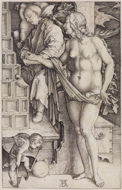 Pokusy leniwca (Sen doktora) autorstwa Albrecht Dürer