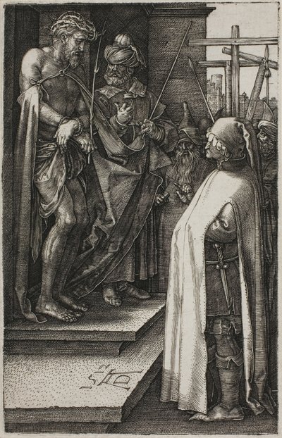 Ecce Homo, z Grawerowanej pasji autorstwa Albrecht Dürer