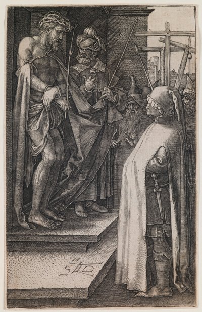 Ecce Homo, z serii „Grawerowana pasja” autorstwa Albrecht Dürer