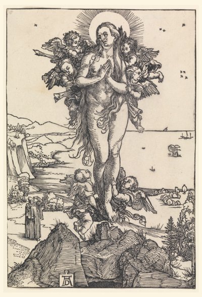 Podniesienie św. Marii Magdaleny autorstwa Albrecht Dürer