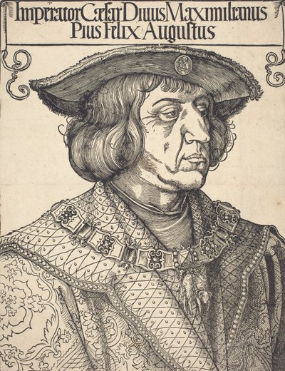 Cesarz Maksymilian I, ok. 1930 r. 1518. autorstwa Albrecht Dürer