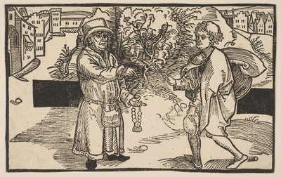 Eunuchowie, z The Comedies of Terence, XIX-wieczny reprint.n.d. autorstwa Albrecht Dürer