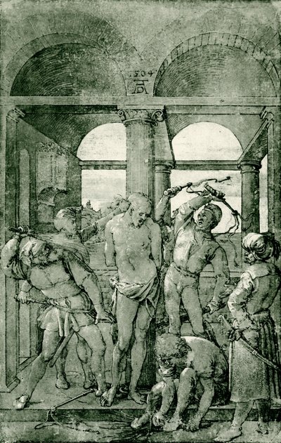 Biczowanie Chrystusa autorstwa Albrecht Dürer