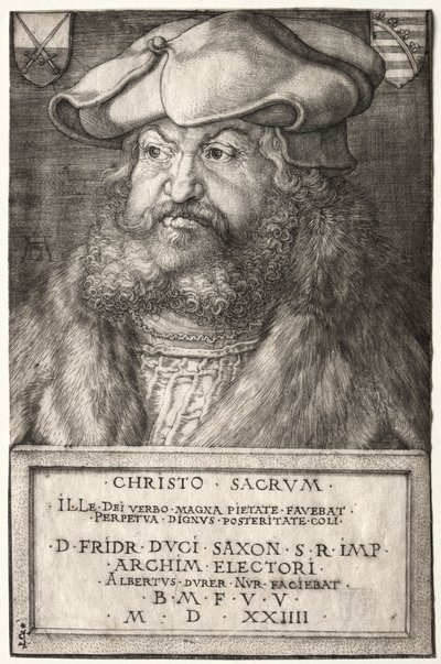 Fryderyk Mądry, Elektor Saksonii autorstwa Albrecht Dürer