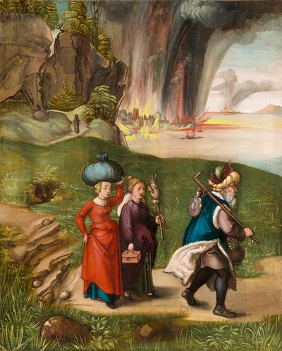 Lot i jego córki Lot i jego córki autorstwa Albrecht Dürer