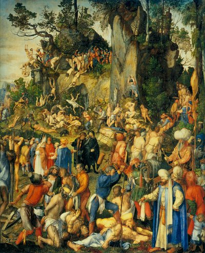 Marter der zehntausend Christen Martyrdom of the Ten Thousand (Męczeństwo dziesięciu tysięcy chrześcijan) autorstwa Albrecht Dürer
