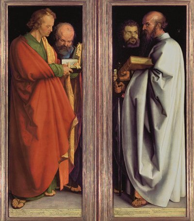 Niemiecki: Vier Apostel Czterech Apostołów autorstwa Albrecht Dürer
