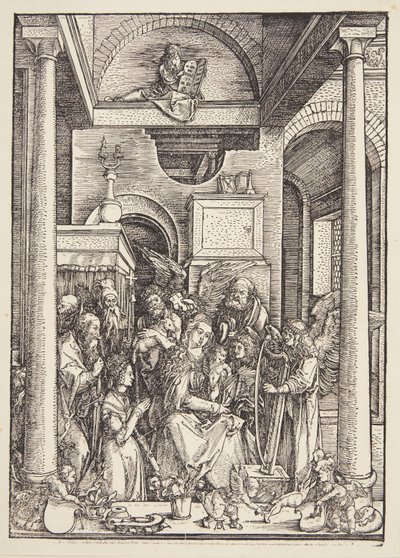 Gloryfikacja Dziewicy autorstwa Albrecht Dürer