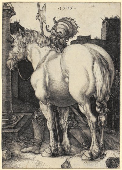 Wielki koń autorstwa Albrecht Dürer