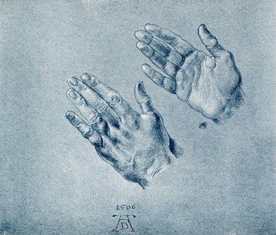 Ręce modlącego się cesarza Maksymiliana autorstwa Albrecht Dürer