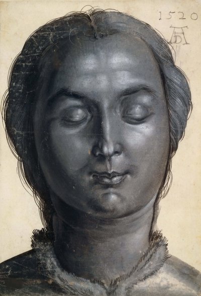 Głowa kobiety, 1520. autorstwa Albrecht Dürer