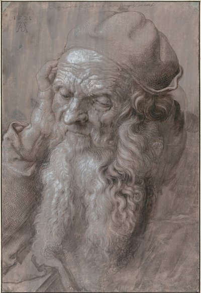 Głowa starego człowieka, 1521 autorstwa Albrecht Dürer