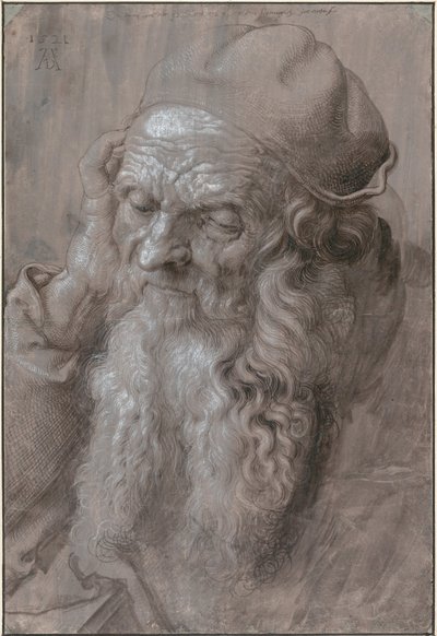 Głowa starego człowieka, 1521 autorstwa Albrecht Dürer