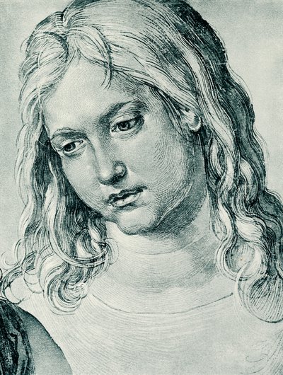 Głowa dwunastoletniego chłopca Jezusa autorstwa Albrecht Dürer