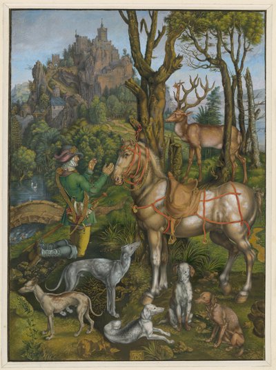 Święty Eustachy autorstwa Albrecht Dürer