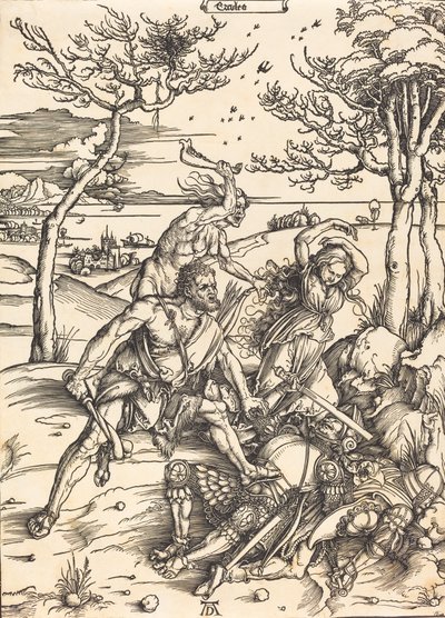 Herkules podbija Cacus Hercules, ok. 1930 r. 1496 autorstwa Albrecht Dürer