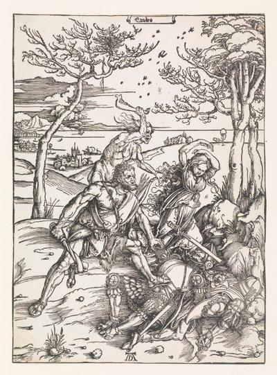Herkules podbija bliźnięta Molionide autorstwa Albrecht Dürer