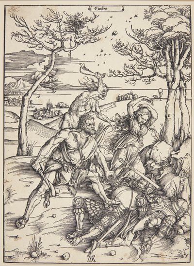 Herkules podbija bliźnięta Molionide autorstwa Albrecht Dürer