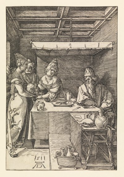 Herodiada z głową Jana Chrzciciela autorstwa Albrecht Dürer