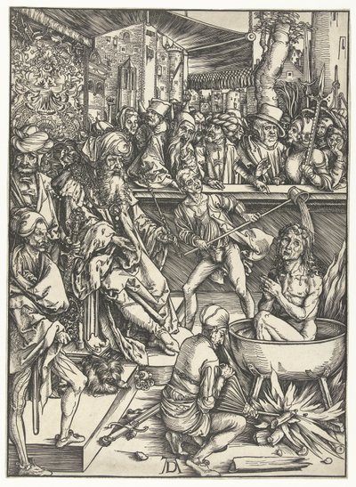Męczeństwo Jana Ewangelisty autorstwa Albrecht Dürer