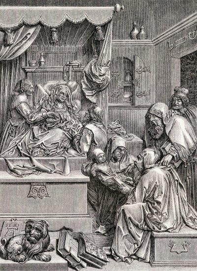 د سینټ جان د زیږیدنې عالي ریلیف مجسمه ، 1855 پولی autorstwa Albrecht Dürer