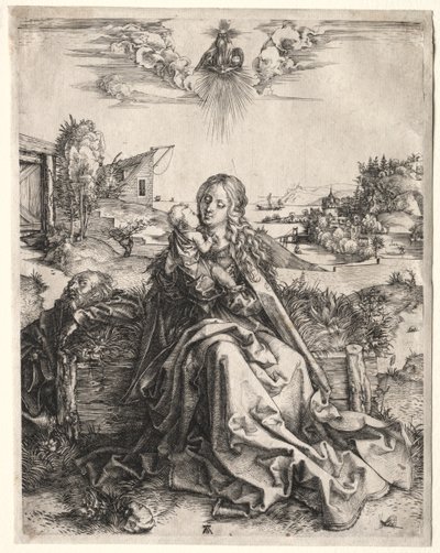 Święta Rodzina z Motylem, ok. godz. 1495. autorstwa Albrecht Dürer