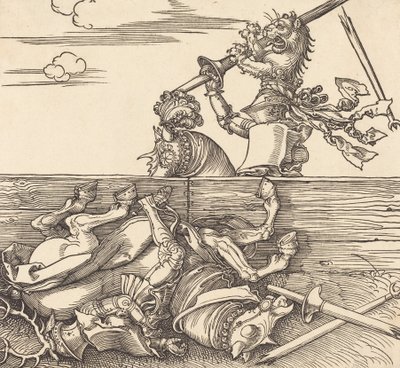 Potyczki włoskie, ok. 1516. autorstwa Albrecht Dürer
