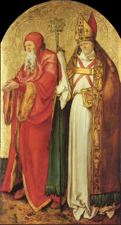 Ołtarz Jabacha: święci Symeon i Łazarz autorstwa Albrecht Dürer