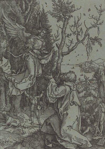 Joachim i Anioł, ok. 1930 1504. autorstwa Albrecht Dürer