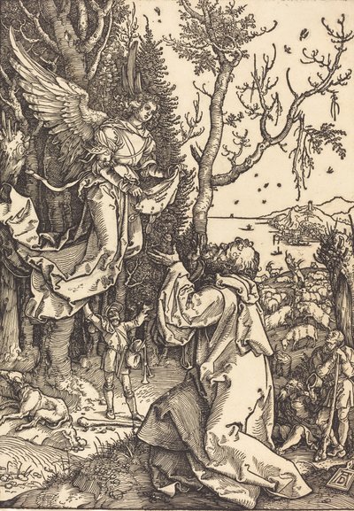 Joachim i Anioł, ok. 1930 1504. autorstwa Albrecht Dürer
