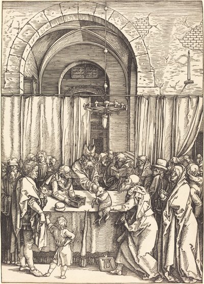 Odrzucenie ofiary Joachima autorstwa Albrecht Dürer