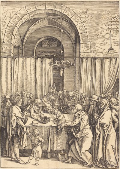 Odrzucenie ofiary Joachima autorstwa Albrecht Dürer