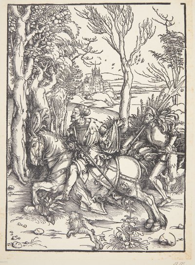 Rycerz i lansquenet autorstwa Albrecht Dürer