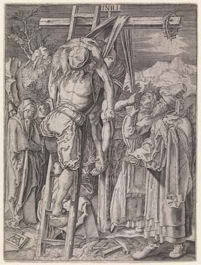 Zdejmowanie Chrystusa z krzyża autorstwa Albrecht Dürer